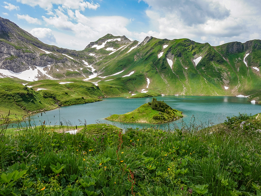 Frau Bergschön Allgäu Schrecksee