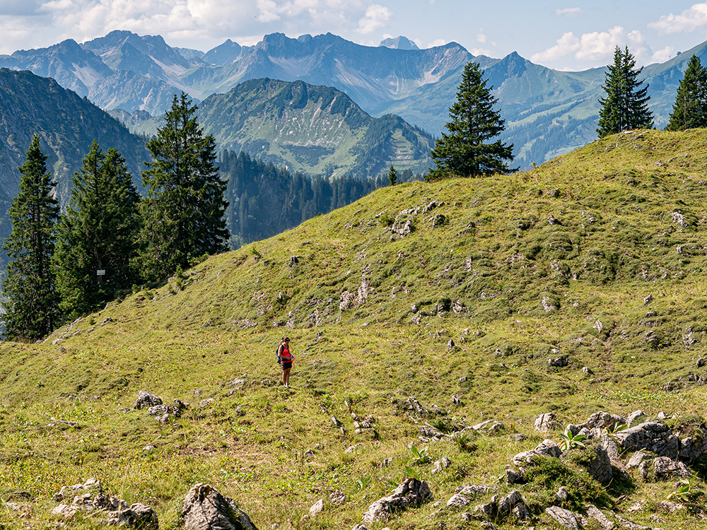 Frau Bergschön Oberallgäu Seealpsee