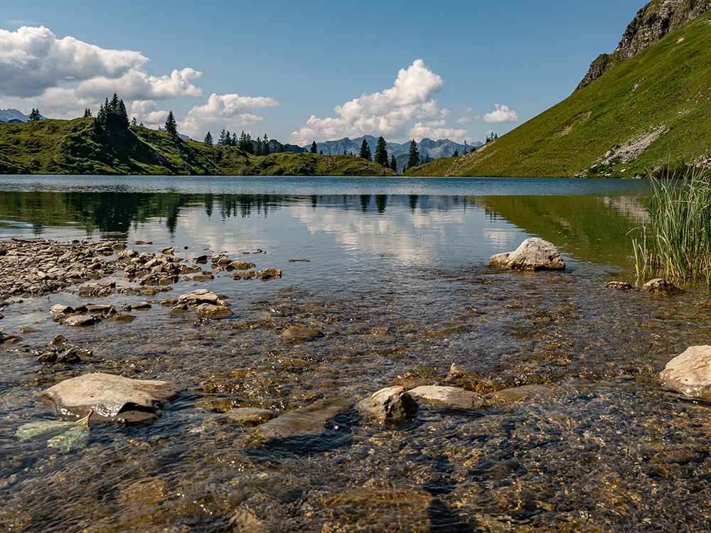 Frau Bergschön Oberallgäu Seealpsee