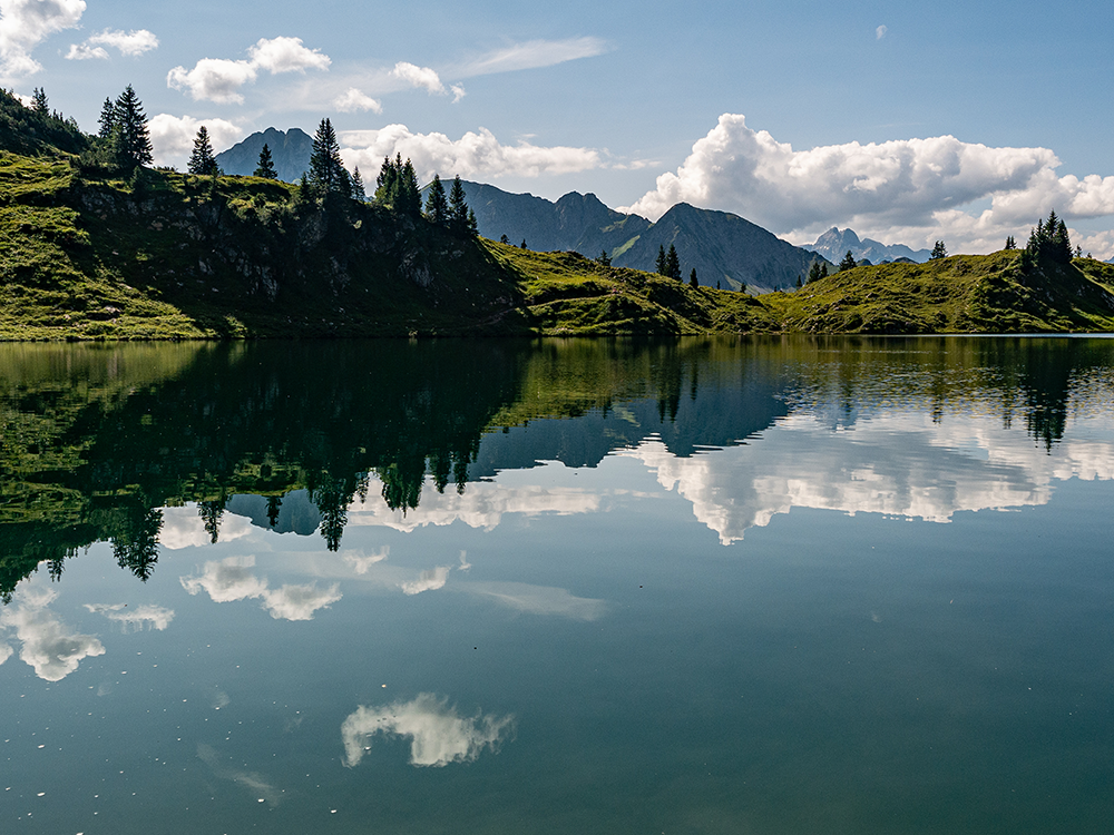 Frau Bergschön Oberallgäu Seealpsee