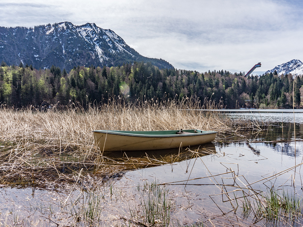 Frau Bergschön Freibergsee ins Stillachtal