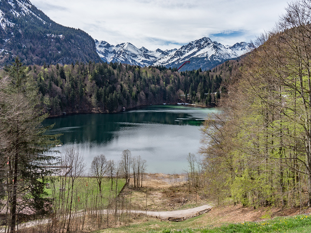 Frau Bergschön Freibergsee ins Stillachtal