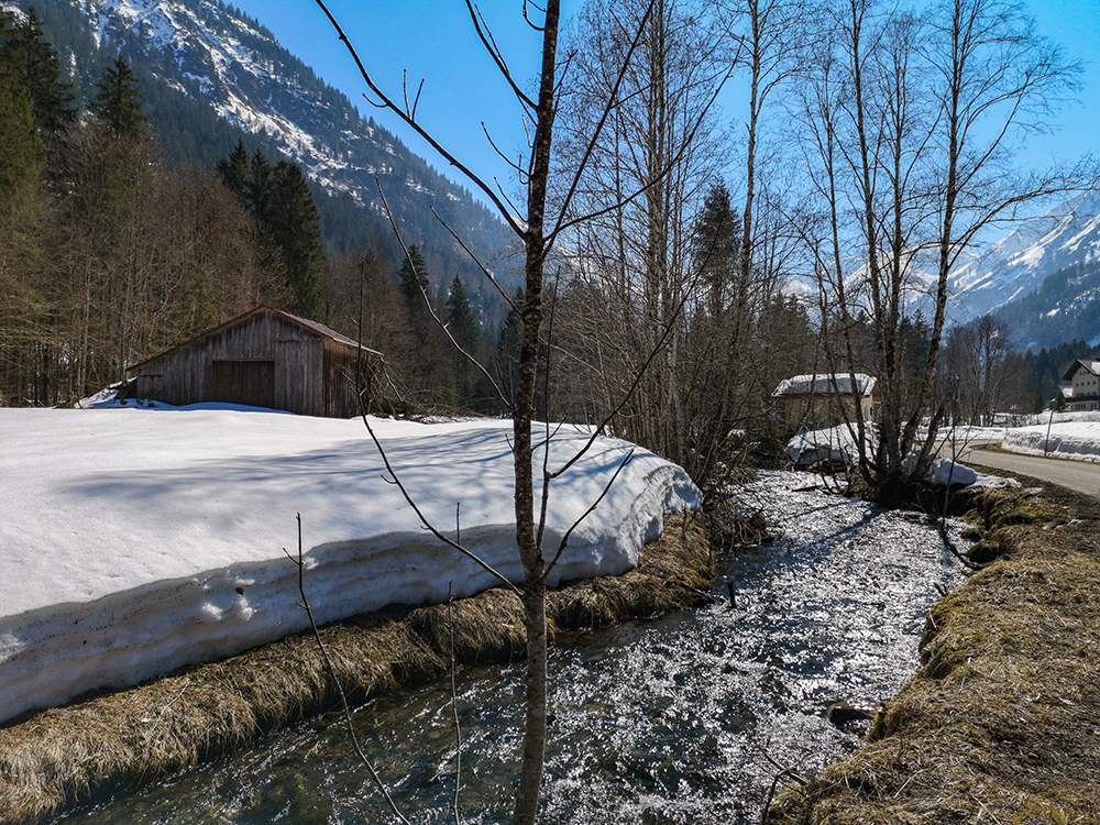 Frau Bergschön Trettachtal Oberstdorf