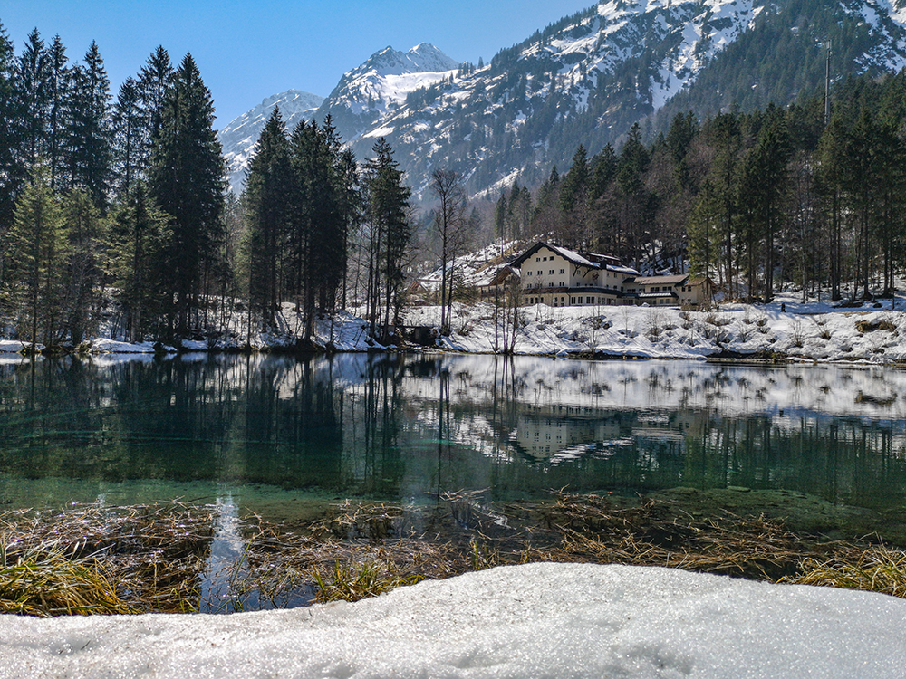 Frau Bergschön Trettachtal Oberstdorf