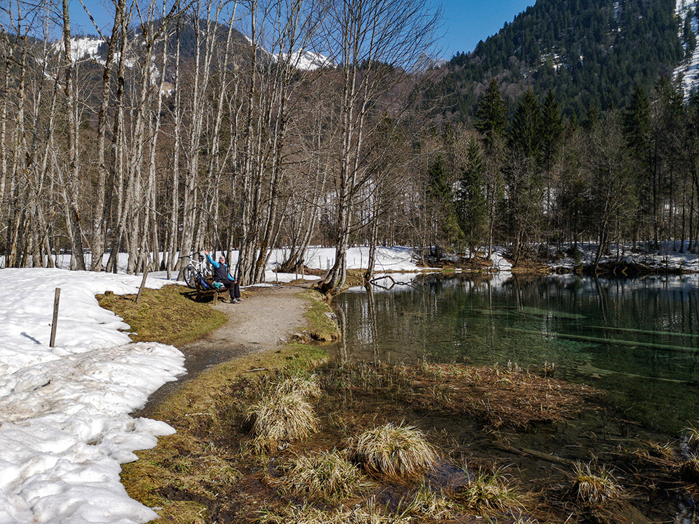 Frau Bergschön Trettachtal Oberstdorf