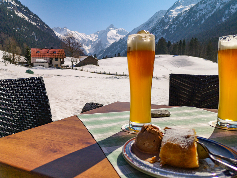 Frau Bergschön Trettachtal Oberstdorf