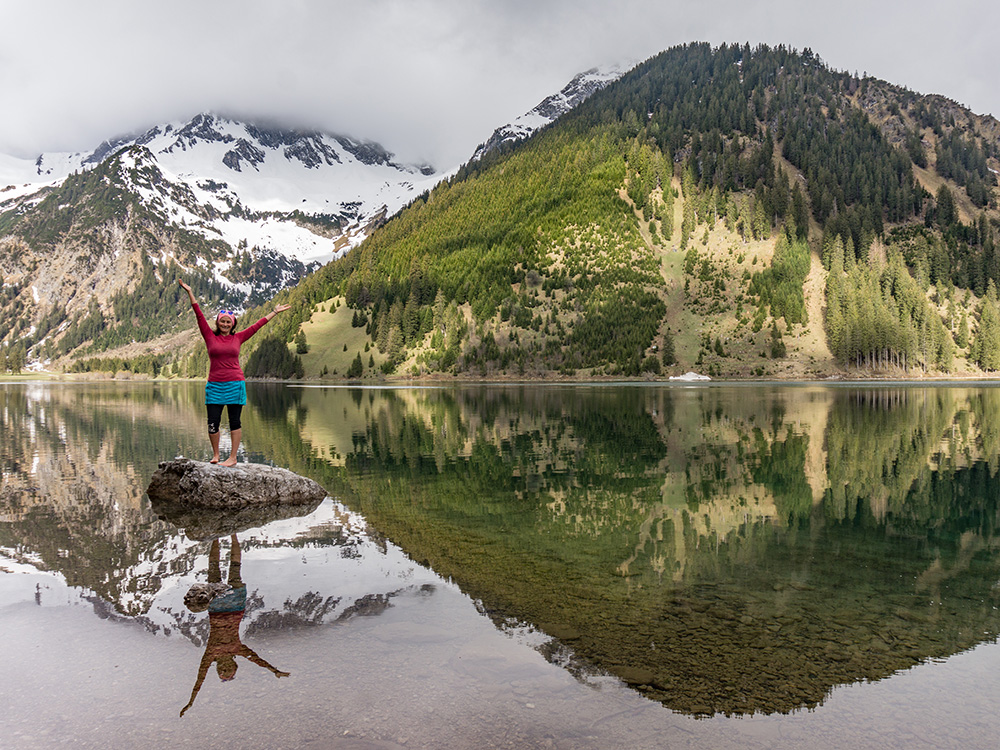 Frau Bergschön Vilsalpsee