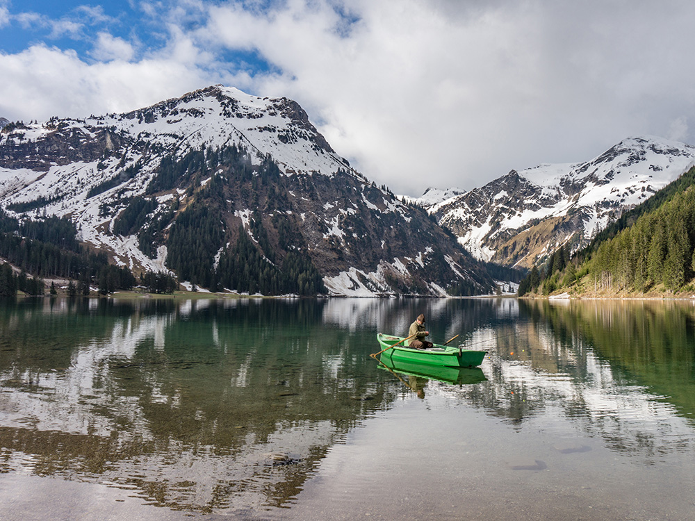 Frau Bergschön Vilsalpsee