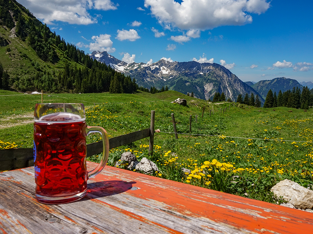 Frau Bergschön Willersalpe Oberallgäu