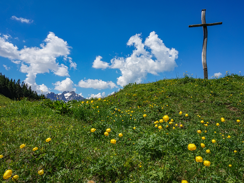 Frau Bergschön Willersalpe Oberallgäu