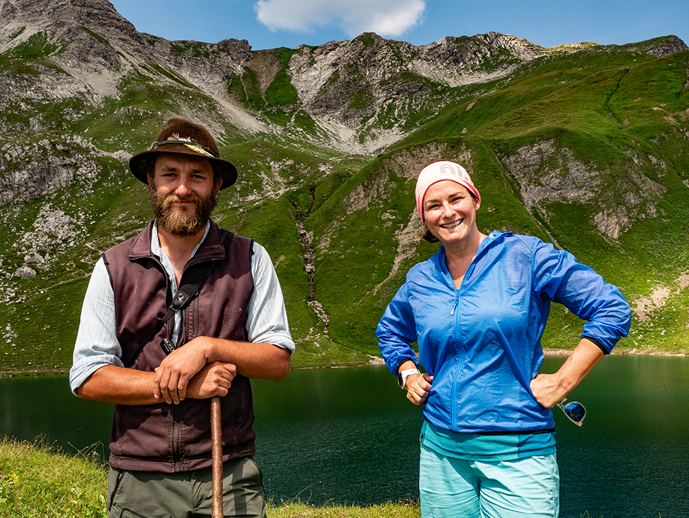 Frau Bergschoen Engeratsgundsee Hintersteinertal