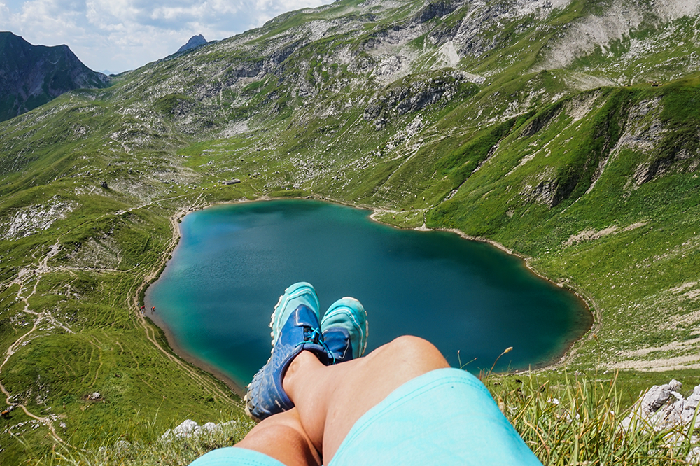 Frau Bergschoen Engeratsgundsee Hintersteinertal