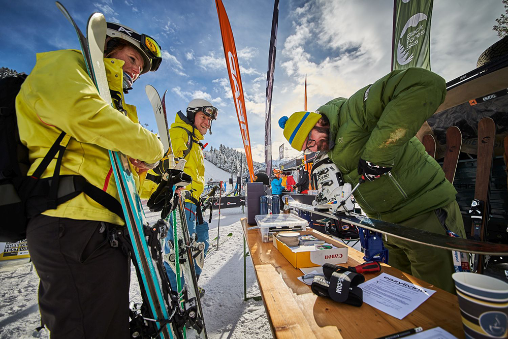 Frau Bergschön Freeridetestival