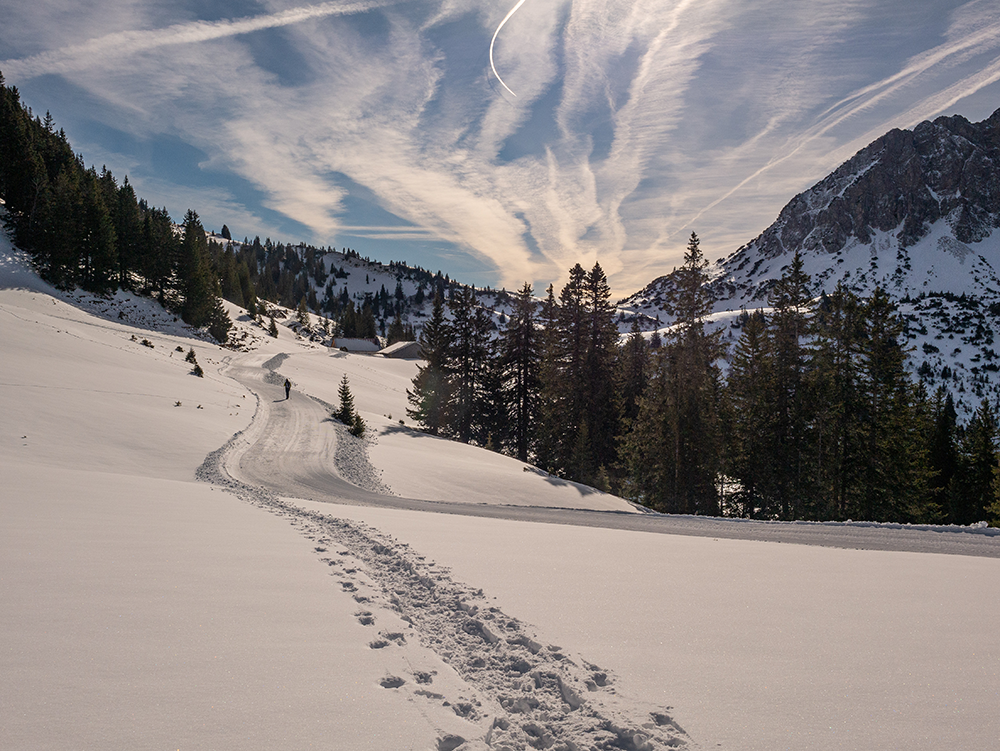 Frau Bergschön Naturschneeparadies Nesselwängle