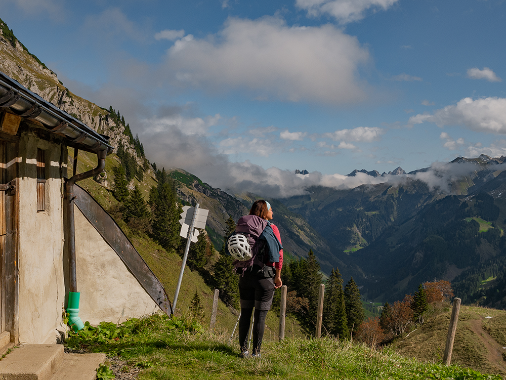 Frau Bergschoen Rappenalptal Bike and Hike