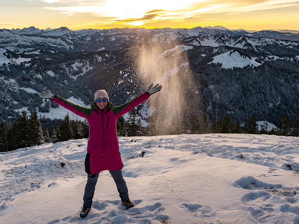 riedberghorn schneetour im Allgäu