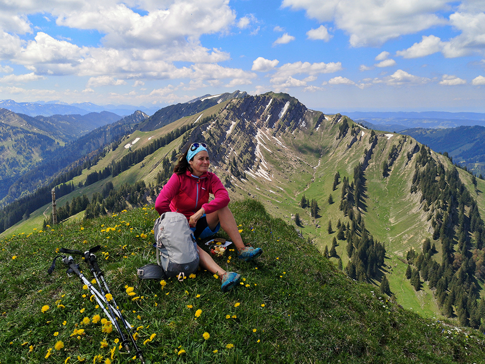 Frau Bergschoen Bike and Hike zum Sederer