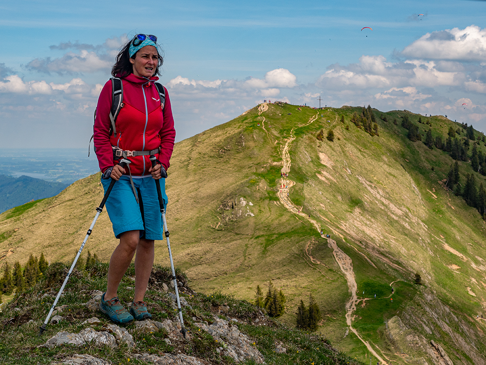 Frau Bergschoen Bike and Hike zum Sederer