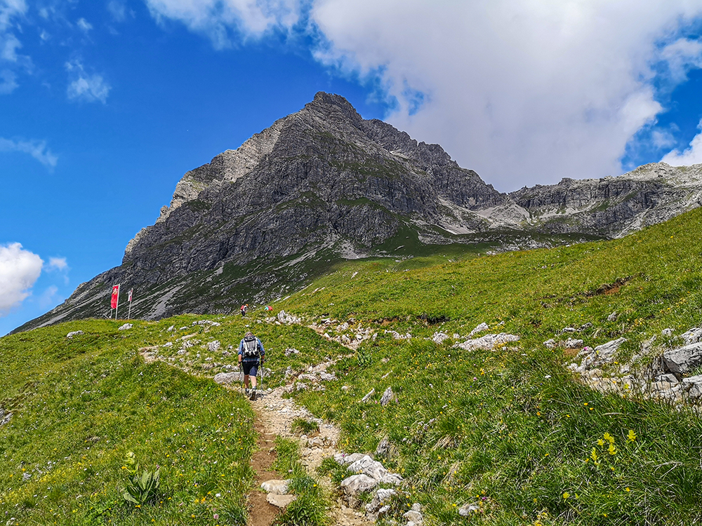 Frau Bergschoen Widerstein Kleinwalsertal Gemsteltal Bärgundtal