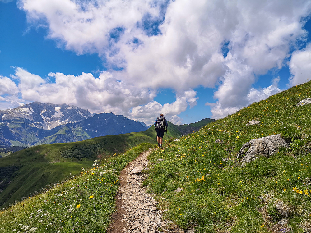 Frau Bergschoen Widerstein Kleinwalsertal Gemsteltal Bärgundtal