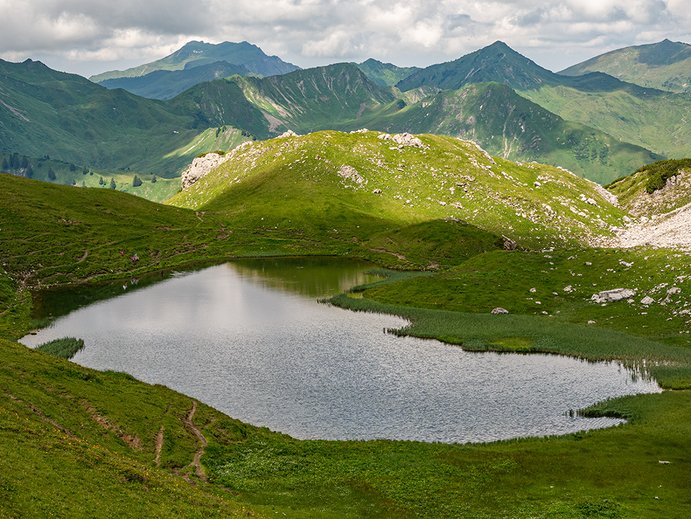 Frau Bergschoen Widerstein Kleinwalsertal Gemsteltal Bärgundtal