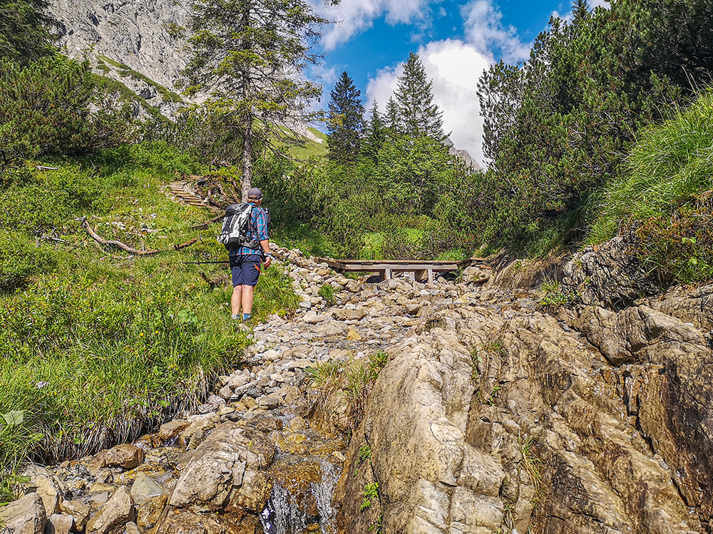 Frau Bergschoen Widerstein Kleinwalsertal Gemsteltal Bärgundtal