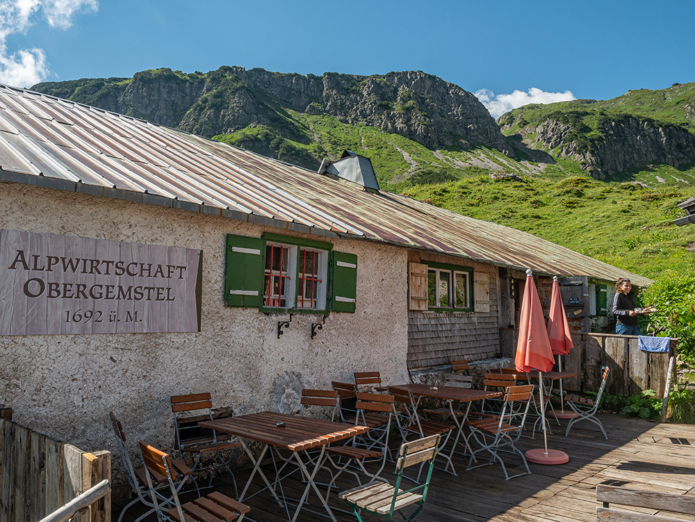 Frau Bergschoen Widerstein Kleinwalsertal Gemsteltal Bärgundtal