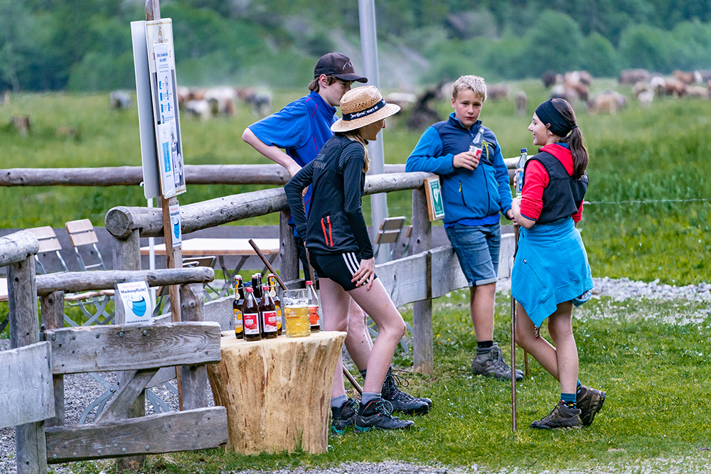 Bergschön Frau Alpen Allgäu Oberstdorf Oytal allgäuer Berge wandern lust