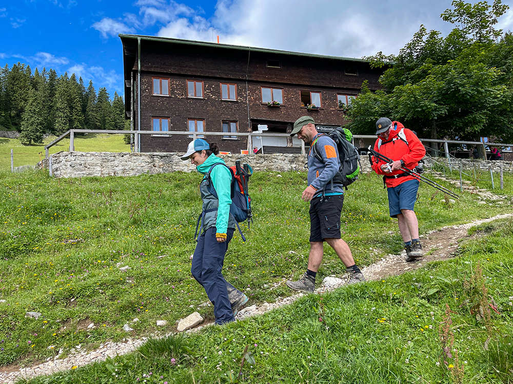 grünten überquerung söllereck Fellhorn bergschoen issimo tour oberstdorf allgäu vilsalpsee Tannheimer tal