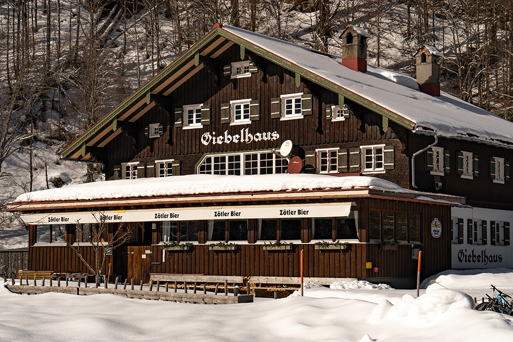 Bergschön Hinterstein Pferdetour Pferdeschlitten