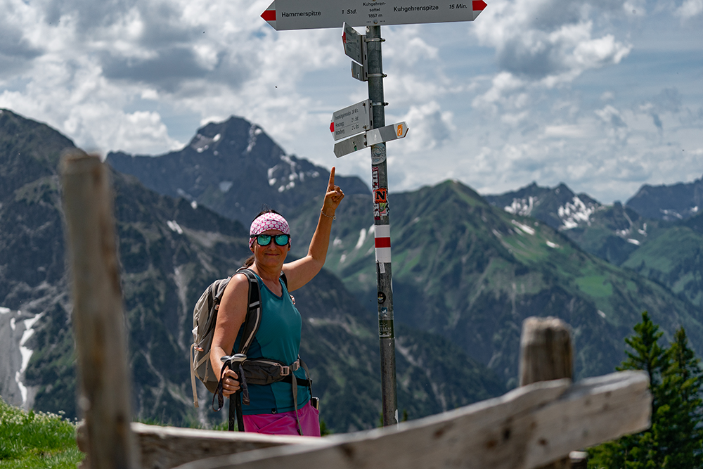 Frau Bergschön Alpe kuhgehren