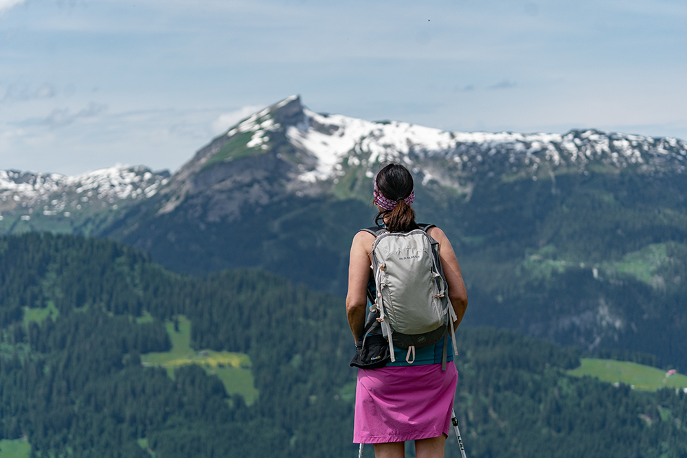 Frau Bergschön Alpe kuhgehren