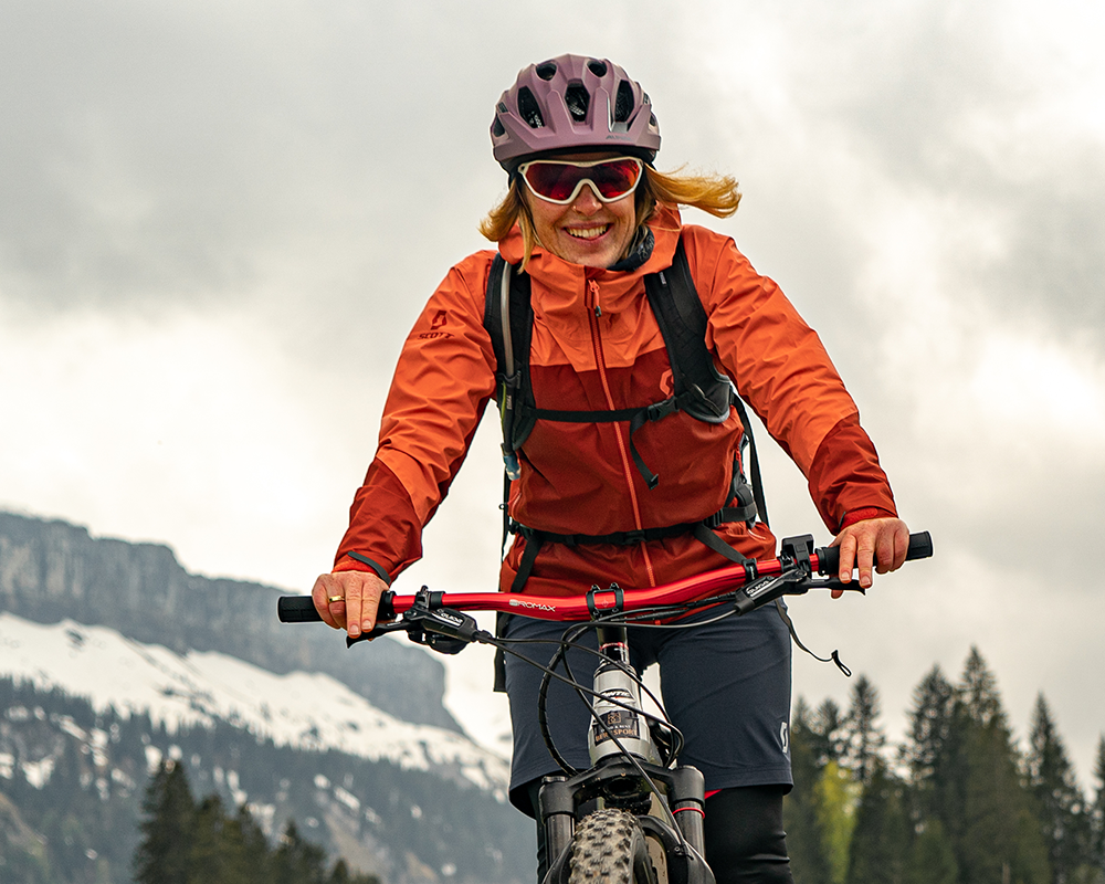 Für alle Allgäu Fans Oberstorf Biketour Frau Bergschön Agnes Dornach Bergsport-Ja