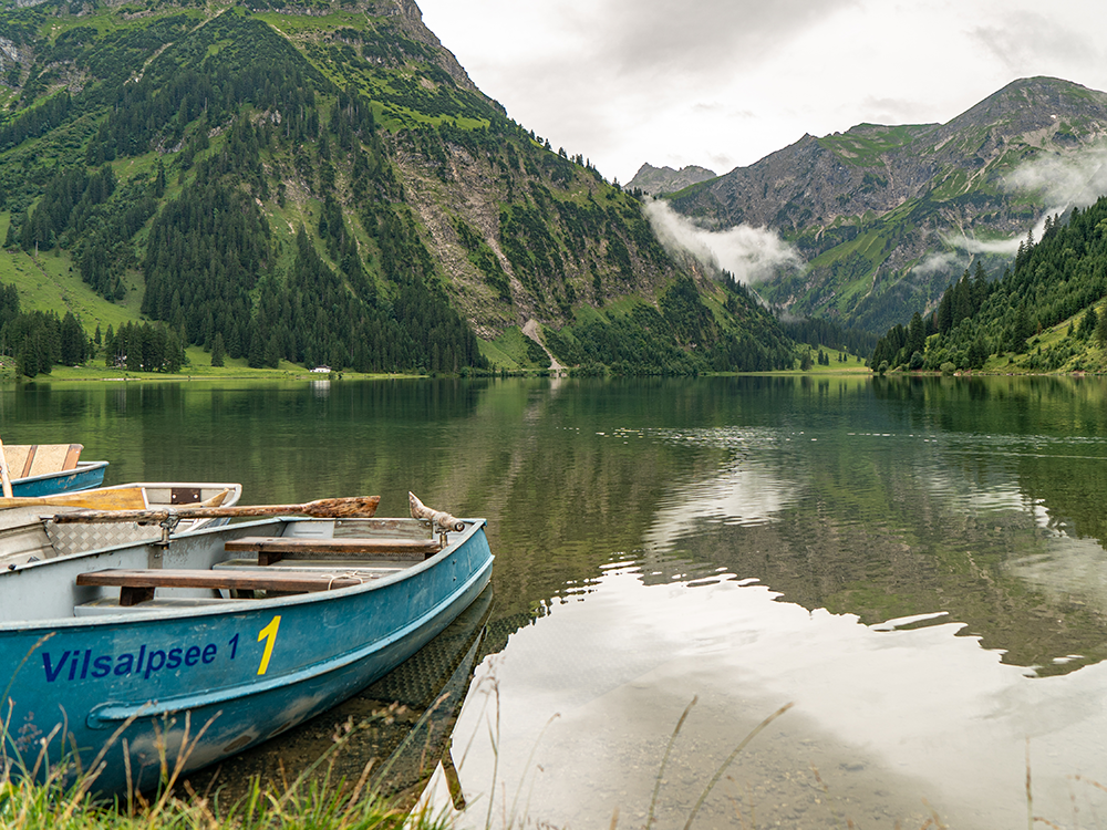 bergschoen allgäu vilsalpsee Tannheimer tal