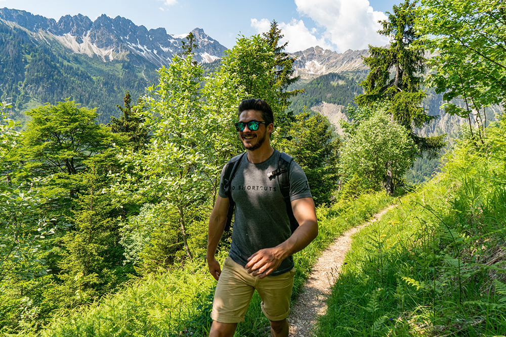 Rohrmoss Obersdorf Piesenkopf Piesenalpe Allgäu Oberallgäu Frau Bergschön