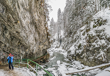 Frau Bergschön Allgäu Breitachklamm