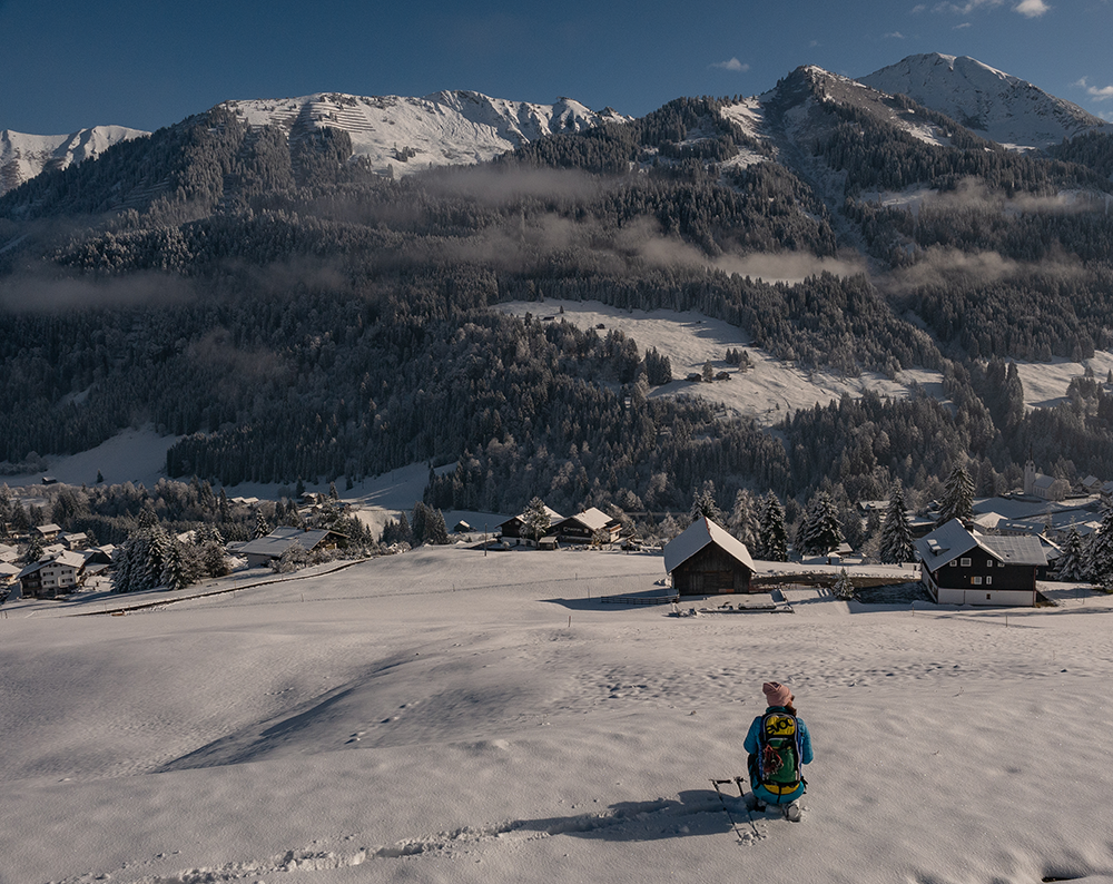 Frau Bergschön Kleinwalsertal Panoramaweg